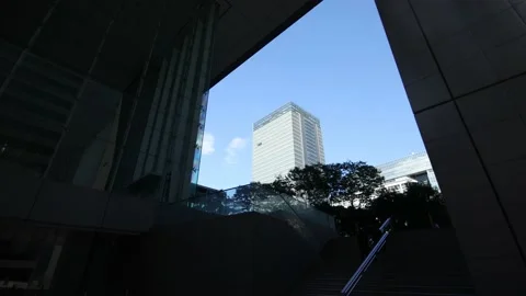 Office building stands alone in Tokyo Japan. Stock Footage 220099168