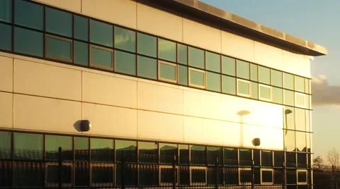 Office building in sunset Stock Footage 57717095
