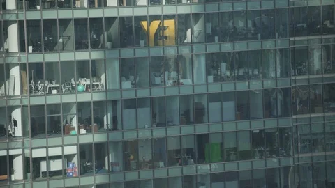 Office building tilt up Stockbeeldmateriaal 90336775