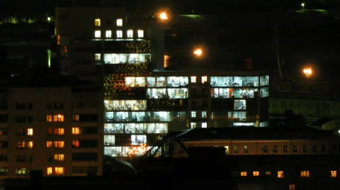 Office building timelapse 1 Stock Footage 579937