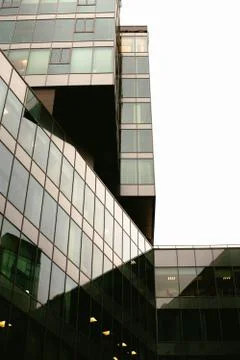 Office building-transparent Foto stock