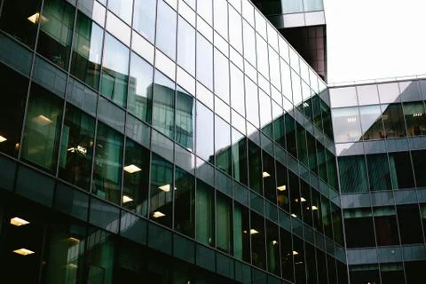 Office building-transparent Foto stock