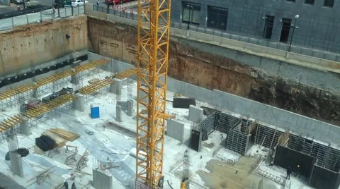 Office Building Under construction - Habarzel 30 Tel Aviv Israel Stock Footage 40578538