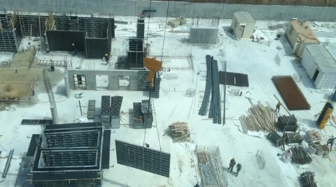 Office Building Under construction - Habarzel 30 Tel Aviv Israel Stock Footage 40578626