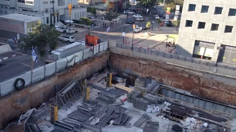 Office Building Under construction - Habarzel 30 Tel Aviv Israel Video stock 42129257