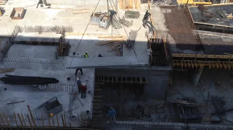 Office Building Under construction - Habarzel 30 Tel Aviv Israel Stock Footage 43304490