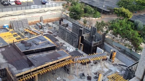 Office Building Under construction - Habarzel 30 Tel Aviv Israel Stock Footage 43305345
