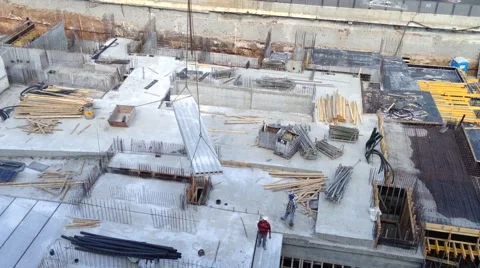 Office Building Under construction - Habarzel 30 Tel Aviv Israel Stock Footage 43380089