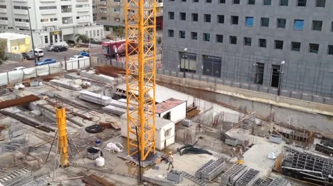 Office Building Under construction - Habarzel 30 Tel Aviv Israel Video stock 48572279