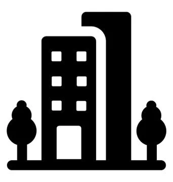 Office Building Vector Ilustración de archivo