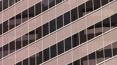 Office Building Windows Phoenix, AZ Video stock 49100736