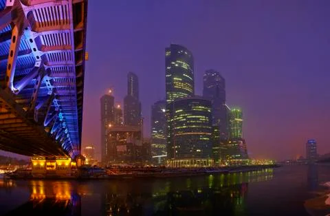 Office buildings complex. Stock Photos