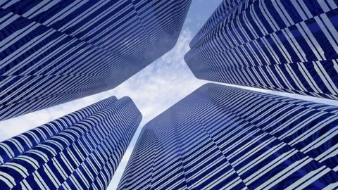 Office buildings Stock Footage 105031754