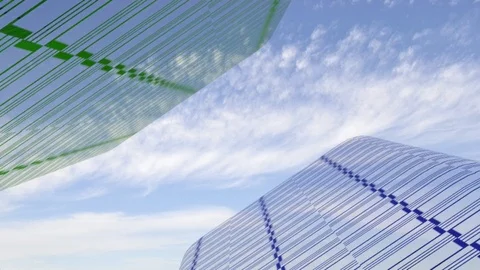 Office buildings Stock Footage 105126260