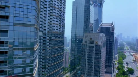 Office buildings Stock Footage 235269057