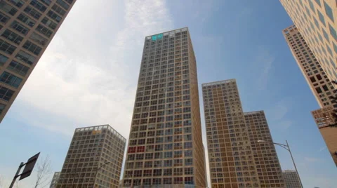 Office buildings time lapse Stock Footage 896530
