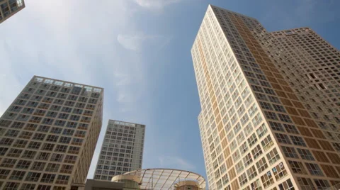 Office buildings time lapse Stock Footage 896703