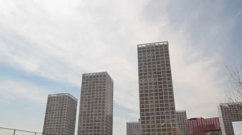 Office buildings time lapse Stock Footage 896828