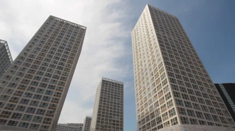 Office buildings time lapse Stock Footage 896863