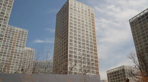 Office buildings time lapse Stock Footage 911481