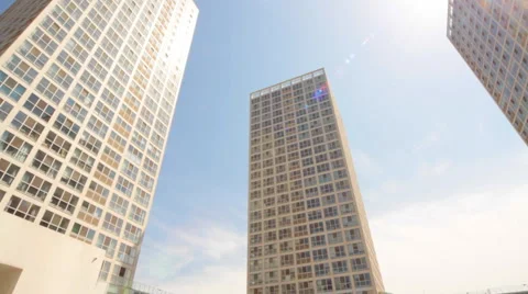 Office buildings time lapse Stock Footage 911490