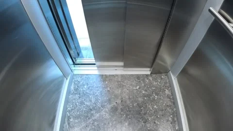 Office Business Elevator Door Stock Footage 260382180