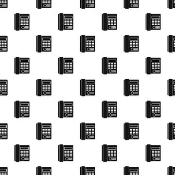 Office business keypad phone pattern vector Ilustración de archivo