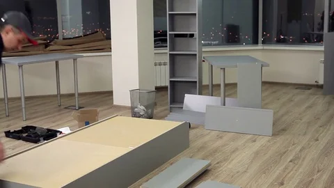 Office Cabinet is Ready for Use Stock Footage 70864657