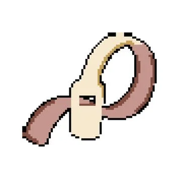 Office cable organizer pixel art vector illustration Stock Illustration