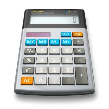 Office calculator Stock Illustration