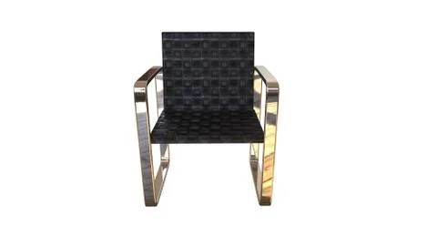 Office chair 3d rendering isolated Stock Illustration