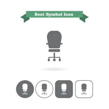 Office chair Stock Illustration
