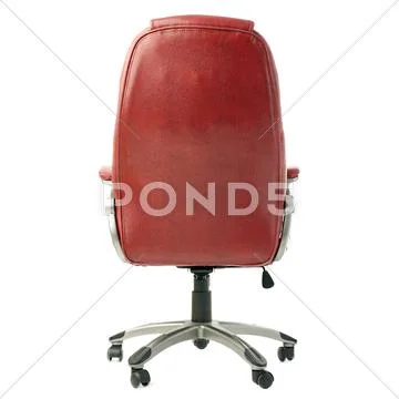 Office chair over isolated white background Stock Photos