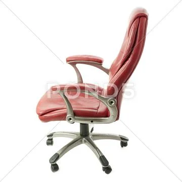 Office chair over isolated white background Stock Photos