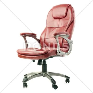 Office chair over isolated white background Stock Photos