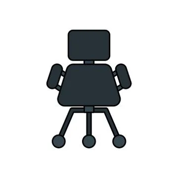Office chair vector design template illustration Stock-Illustration