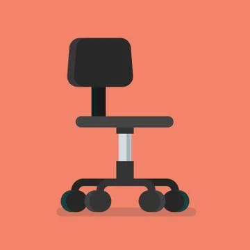 Office chair vector illustration Stock Illustration