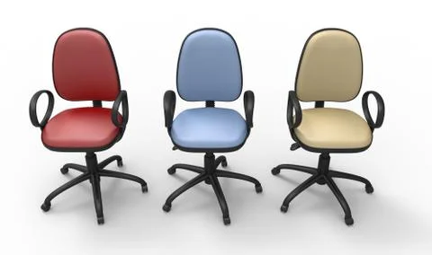 Office Chairs Illustrazione stock
