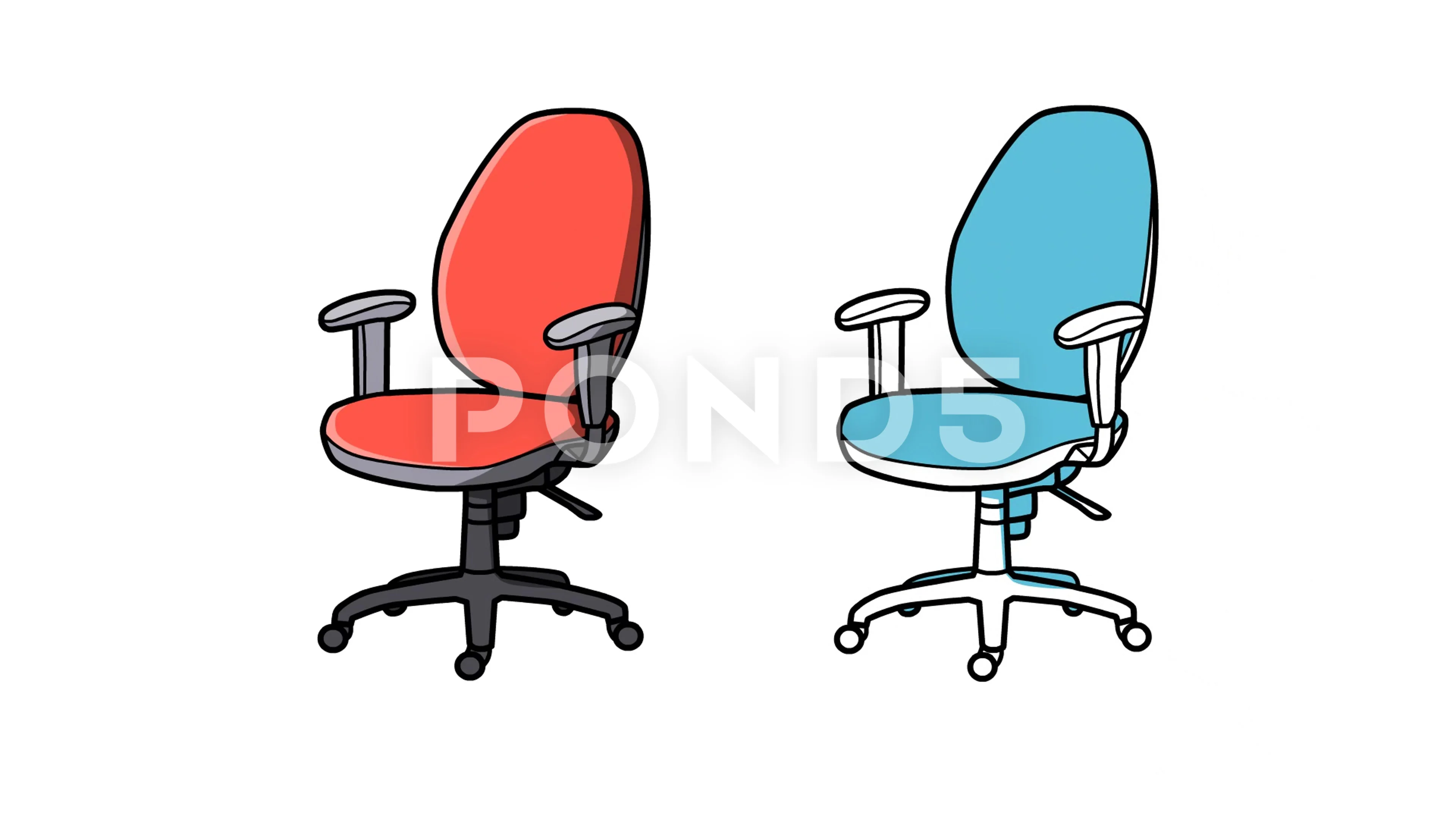 Continuous line drawing executive office chair concept Stock Vector  Adobe  Stock