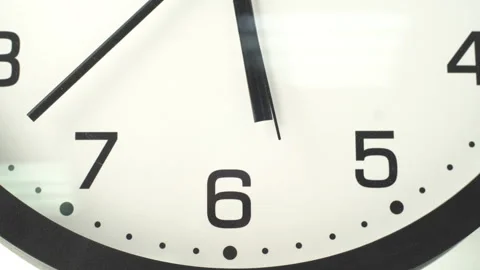 Office clock face Stock Footage 335985049