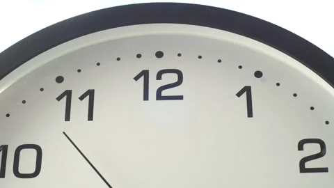 Office clock face Stock Footage 335985581