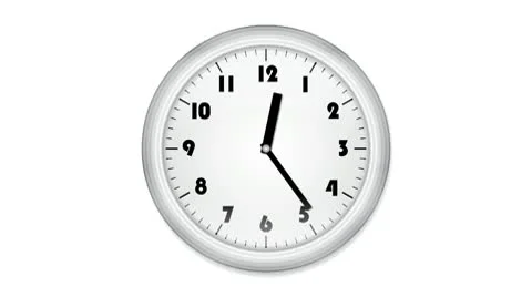 Office clock loop Stockbeeldmateriaal 10803209