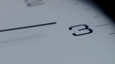 Office clock macro footage Stock Footage 163829631