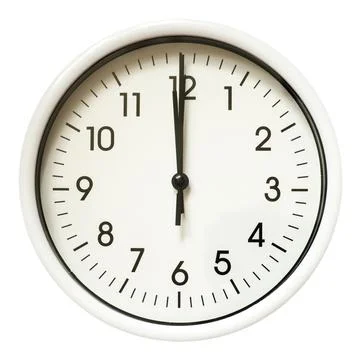 Office clock Stock Photos