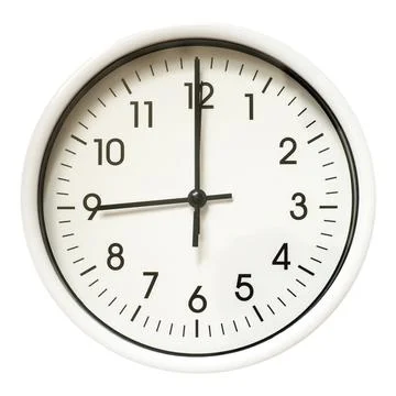 Office clock Stock Photos