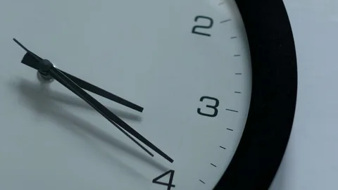 Office clock timelapse Stock Footage 79892892