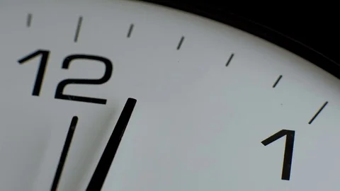 Office clock timelapse Stock Footage 85085025