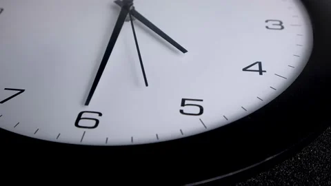 Office clocks close up. Stock Footage 165209515