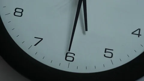 Office Clocks on white wall Stock Footage 79892464