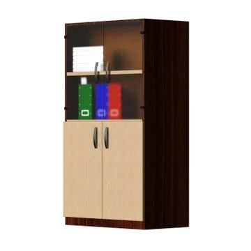 Office closet on a white background. Isolate. Stock Illustration